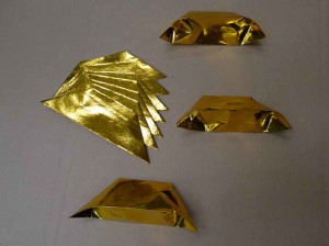 Origami Joss paper gold ingot, How to folding easy gold ingot